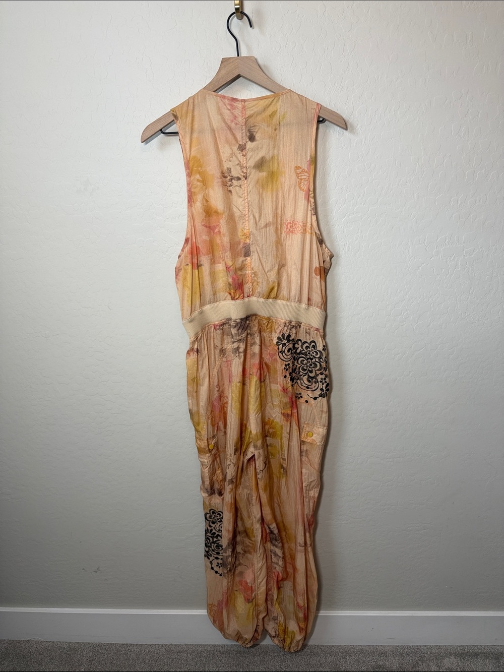 Free People Movement Colorburst Embroidered Jumpsuit Size Small - Picture 6 of 6